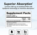Theralogix Canabrex - Suplemento de Palmitoiletanolamida (PEA) - 120 Cápsulas