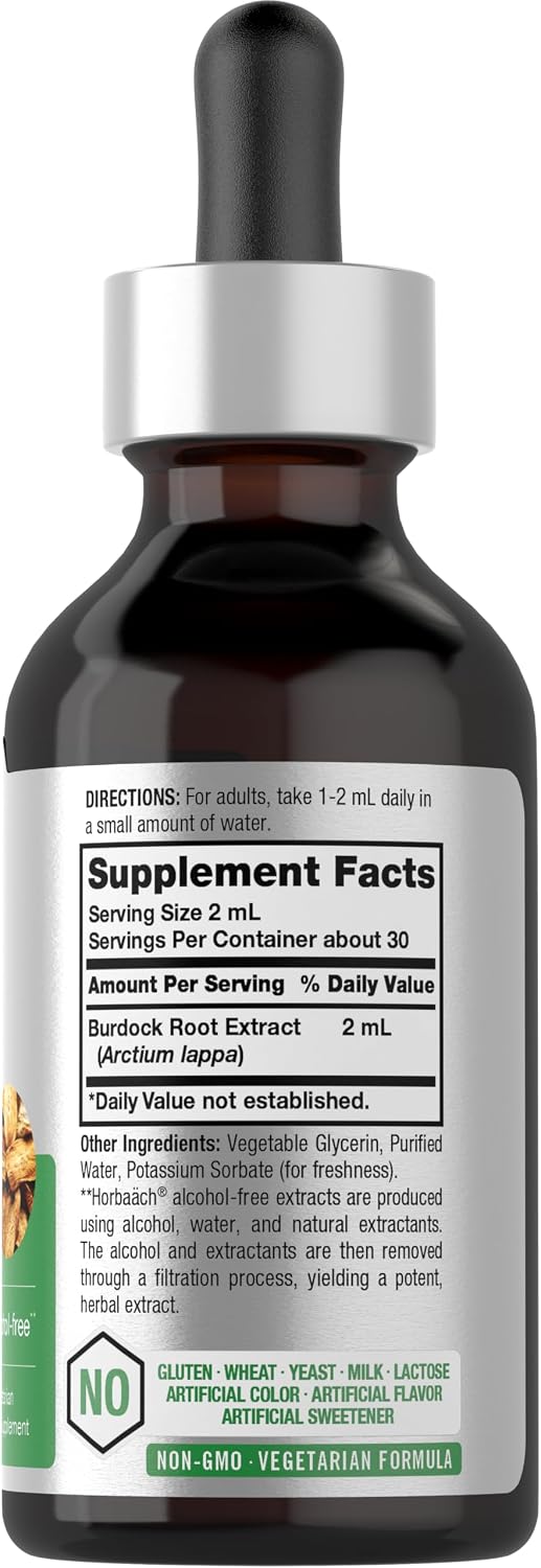 Horbäach Extracto de Raíz de Bardana - Tintura Concentrada 60 ml
