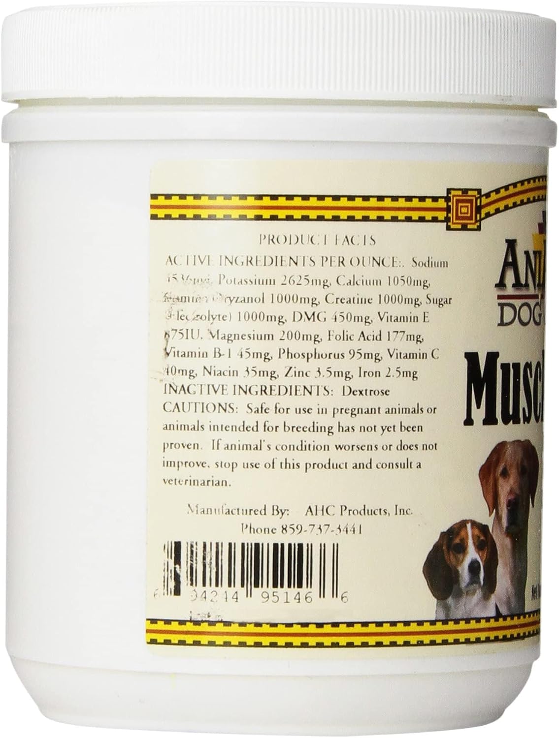 AHC Products Muscle Up Powder for Dogs, 454 g