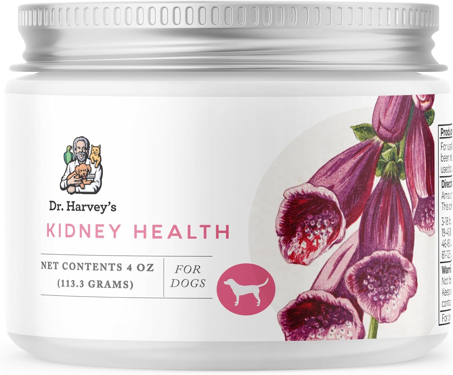 Dr. Harvey's Kidney Health - Suplemento de Apoyo Renal para Perros (113 g)