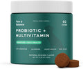 Paw Balance Probióticos y Multivitamínicos para Perros - 60 Masticables con Omega 3 y Calostro