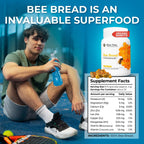 Pan de Abeja Orgánico - Polen Fermentado Natural, Superalimento para Hombres y Mujeres