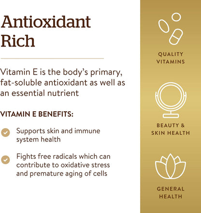 Solgar Vitamina E, 100 Comprimidos (Discontinuado) – Image 4