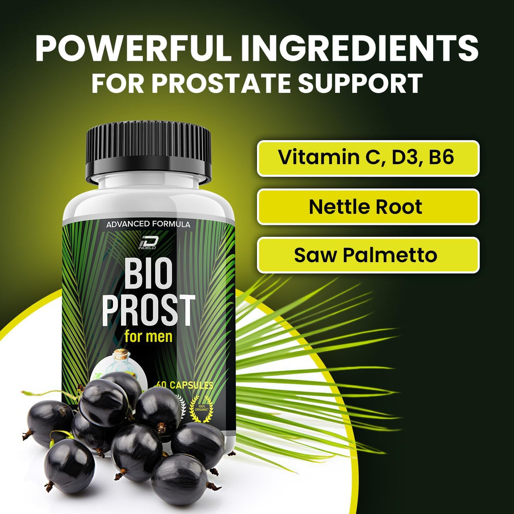 Bio Prost Suplemento para Hombres – Cápsulas Avanzadas para la Salud Prostática (300 Cápsulas, 5 Envases)