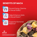 Playboy - Gominolas de Maca para Hombres y Mujeres (60 unidades - Sabor Melocotón) - Extracto 4:1 de Maca Peruana - 100% Natural, Vegano, Sin OGM