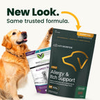 VetriScience Allergy Plus - Suplemento para Alergias e Inmunidad en Perros, 75 Masticables Sabor Pato