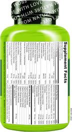 NATURELO Multivitamínico Postnatal - Complemento para Madres Lactantes - 180 Cápsulas (Pack de 2)