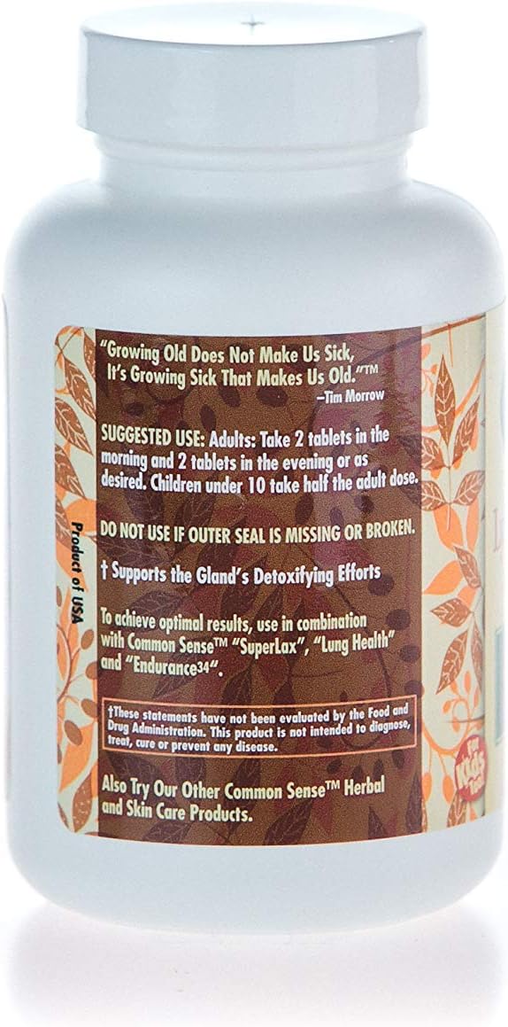 Common Sense Herbal Products Salud Linfática (270 cápsulas) - Apoyo al Sistema Inmunitario