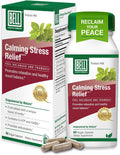 Bell Lifestyle Calming Stress Relief - Mezcla herbal con 5-HTP y GABA para el estrés y la relajación, 60 cápsulas veganas