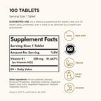 Solgar Vitamina B1 (Tiamina) 500 mg, 100 Comprimidos