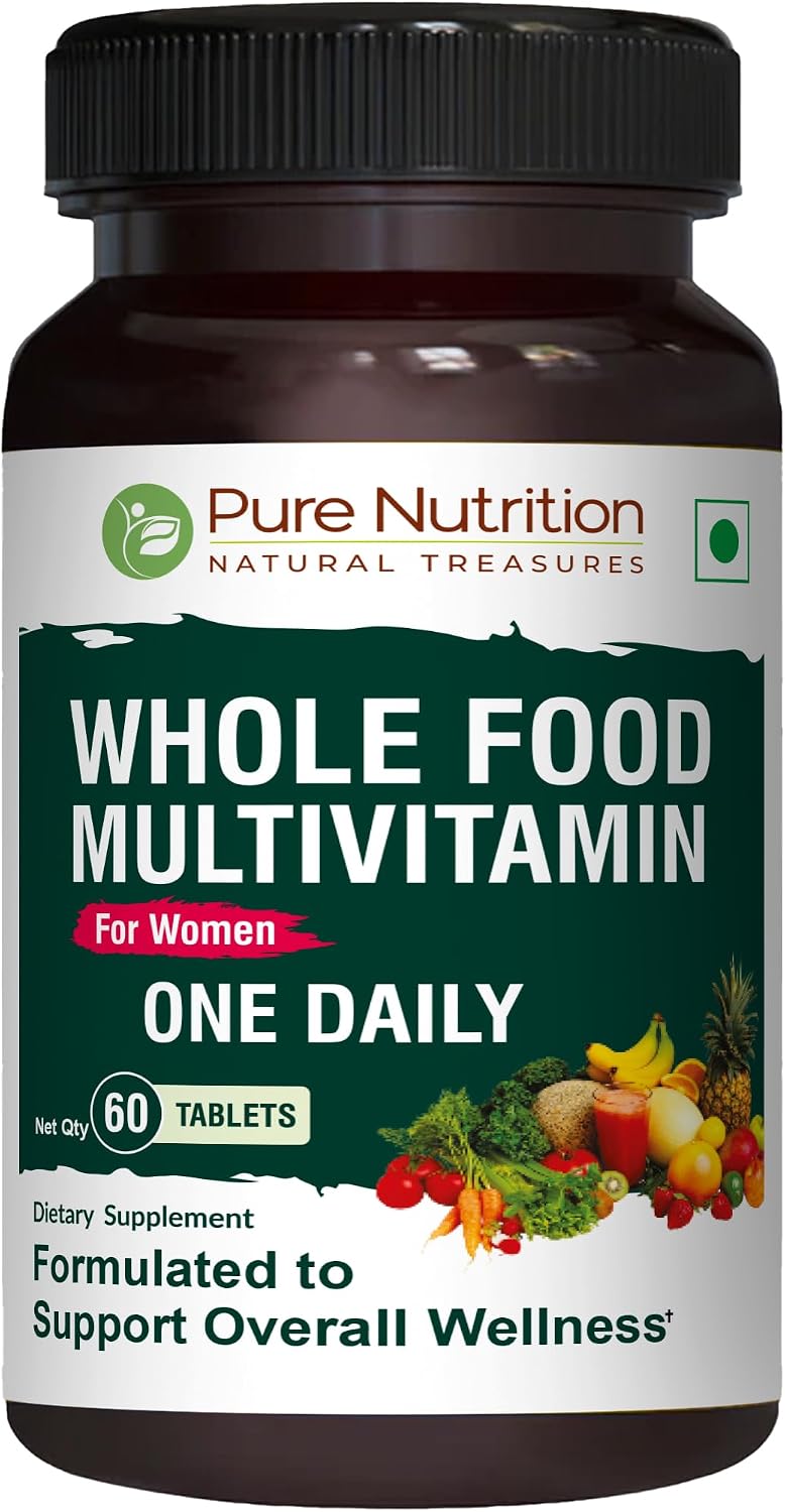 Pure Nutrition Multivitamínico Integral para Mujeres – 60 Comprimidos Veganos