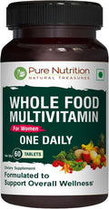 Pure Nutrition Multivitamínico Integral para Mujeres – 60 Comprimidos Veganos