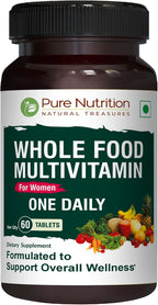 Pure Nutrition Multivitamínico Integral para Mujeres – 60 Comprimidos Veganos