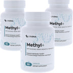 LIFEDNA Complejo Multivitamínico Metilado con Metilfolato, 3 Envases (90 Días)