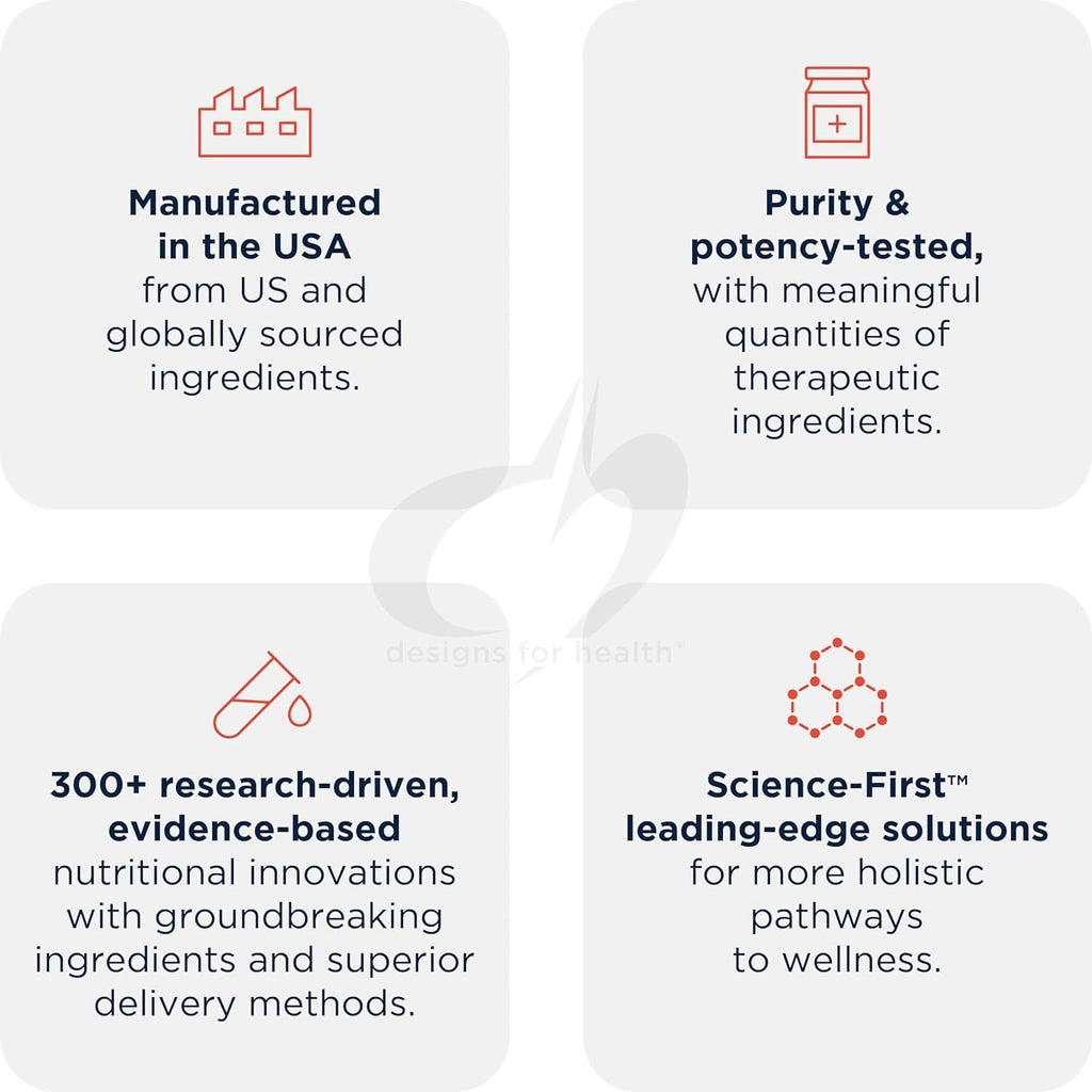 Designs for Health SAMe Cápsulas con B6, B12 y 5-MTHF - 200mg S-adenosilmetionina + Folato + Vitamina B12 - No Transgénico y Sin Gluten (30 Cápsulas)