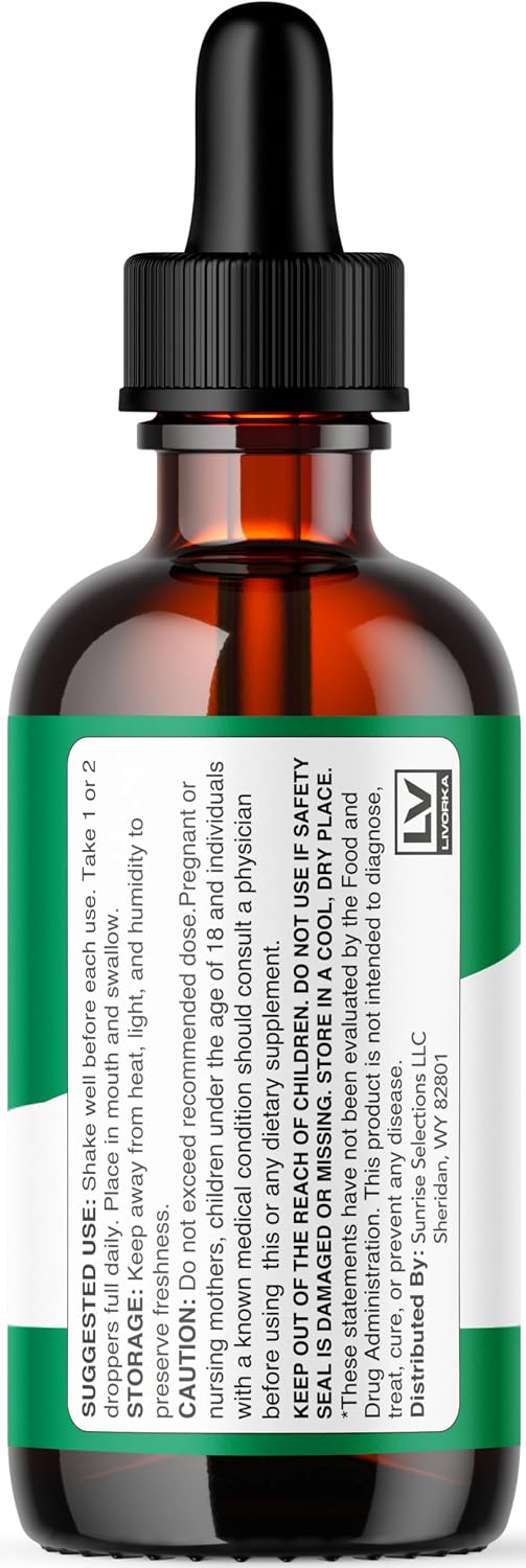 LIVORKA GlycoFreedom Drops – Gotas Líquidas, Fórmula Avanzada (5 Envases, 5 Meses)