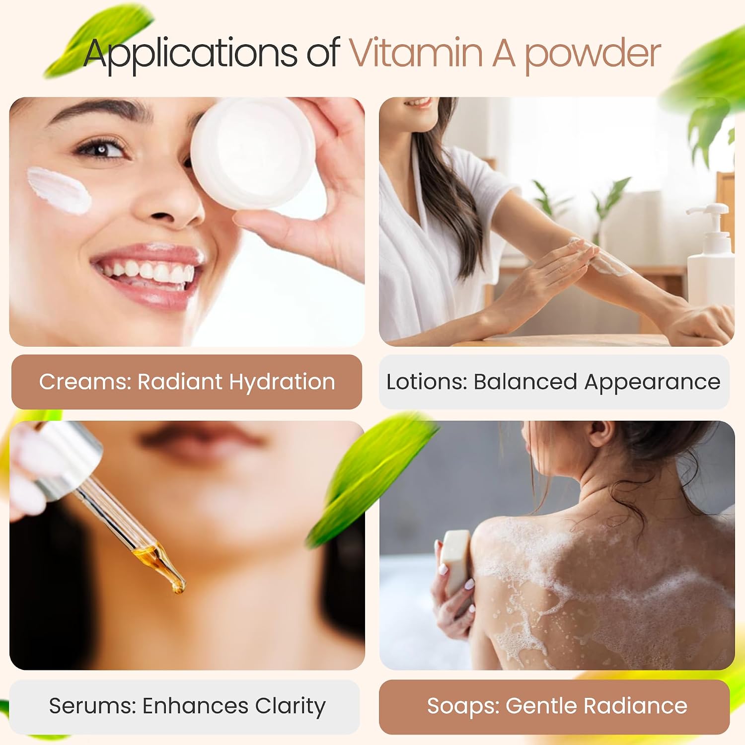 Polvo de Vitamina A (Retinil Palmitato) - 113 g - Grado Cosmético