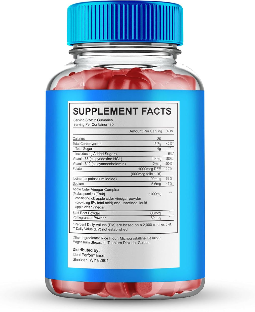 Duremax Gummies, Gomitas para Hombres - Máximo Rendimiento Natural, 60 Gominolas