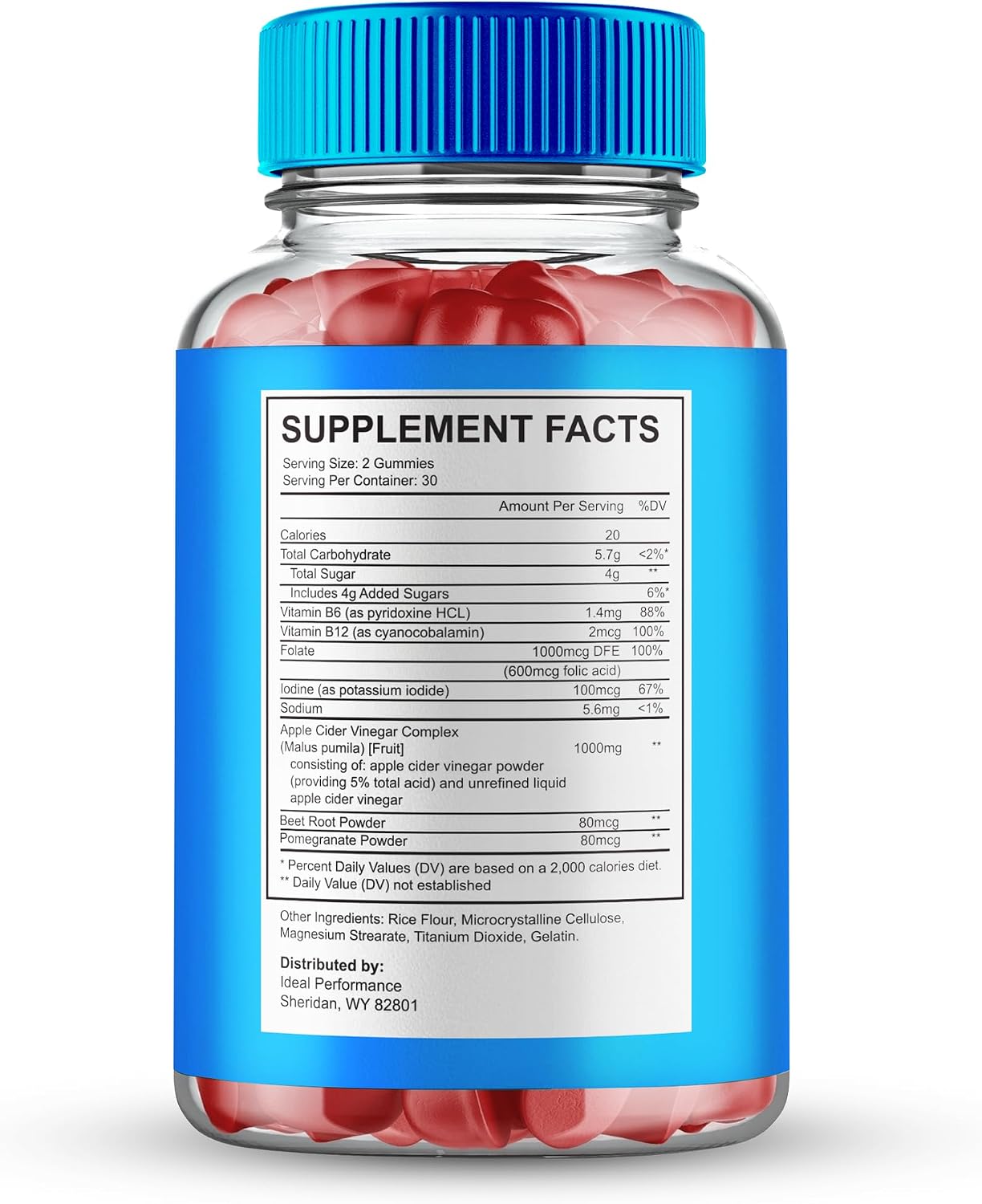 Duremax Gummies, Gomitas para Hombres - Máximo Rendimiento Natural, 60 Gominolas