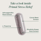 Primal Harvest Stress Relief – Suplemento Diario para el Estrés, 30 Cápsulas