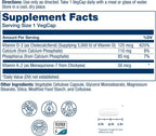 SOLARAY Vitamina D3 K2, Suplemento de Vitamina D3 y K2 para la Absorción de Calcio, Salud Ósea y Apoyo Inmunológico, Sin Soja, 60 Cápsulas Veganas