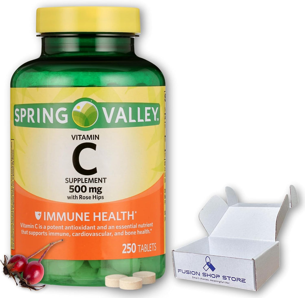Vitamina C 500 mg con Rosa Mosqueta, 250 Comprimidos