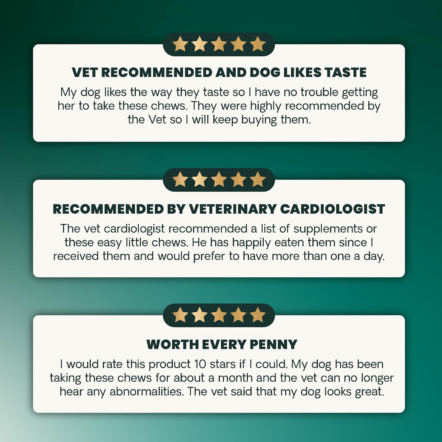 VetriScience Extra Strength Healthy Heart Chews - Suplemento Cardíaco para Perros con Taurina, Carnitina, CoQ10 y Espino, Sabor a Pollo, 60 unidades