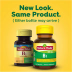 Nature Made Vitamina B1 100 mg - 100 Comprimidos - Suplemento para el Metabolismo Energético