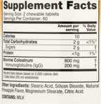 Naturade Symbiotics Colostrum Plus Masticable, Piña, 120 Comprimidos