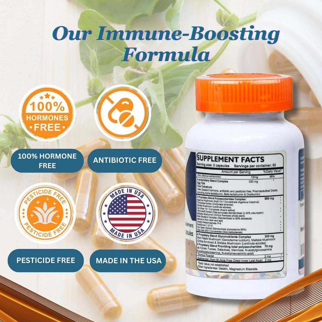 Transfer Factor Enhanced, 100 Cápsulas Naturales – Apoyo Inmunitario