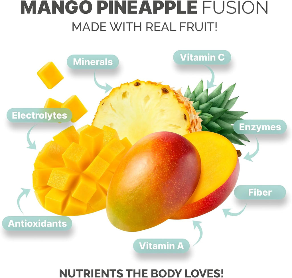 EverSmith Organics – Gel de Musgo Marino Irlandés Silvestre Sabor Mango Piña (1 Bote)