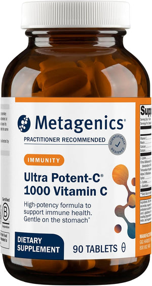 Metagenics Ultra Potent-C 1000 - Vitamina C Tamponada con Apoyo Antioxidante - Apoya la Salud Inmunológica, Formación de – Image 1