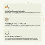 ZBiotics Probiótico Pre-Alcohol (6 botellas de 0.5 fl oz)