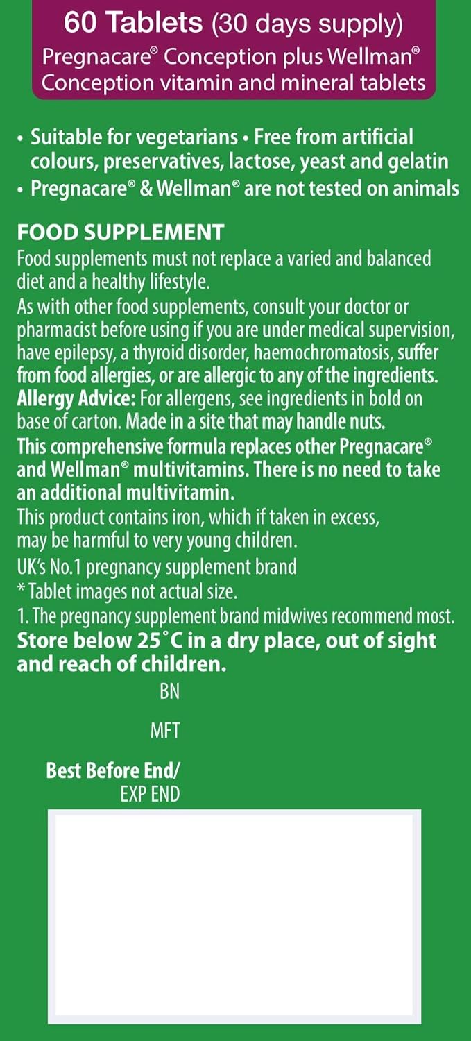 Vitabiotics Pregnacare Concepción para Él y para Ella - 2x30 Comprimidos