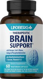 Lindberg Brain Support – Complemento para la Memoria y Concentración, 60 Cápsulas Vegetarianas