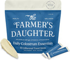 Polvo de Calostro Bovino The Farmer's Daughter | Sin Sabor | 30 Sobres Individuales
