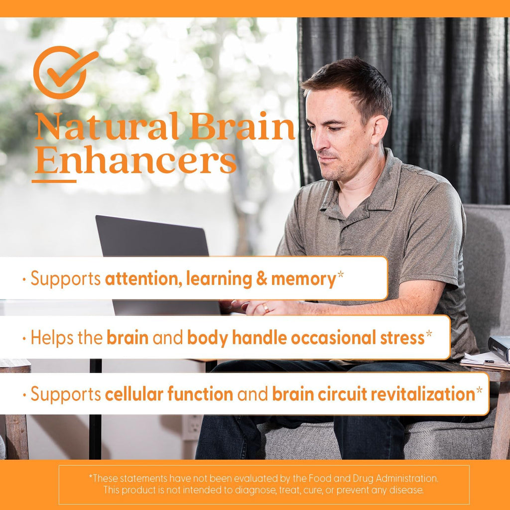 Natural Brain Enhancers - Suplemento para la Salud Cerebral, Memoria y Concentración