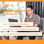 Natural Brain Enhancers - Suplemento para la Salud Cerebral, Memoria y Concentración