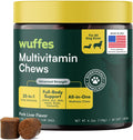 Wuffes Multivitamínico 23-en-1 para Perros - Masticables blandos con Omega-3, Zinc y Hierro - 30 unidades