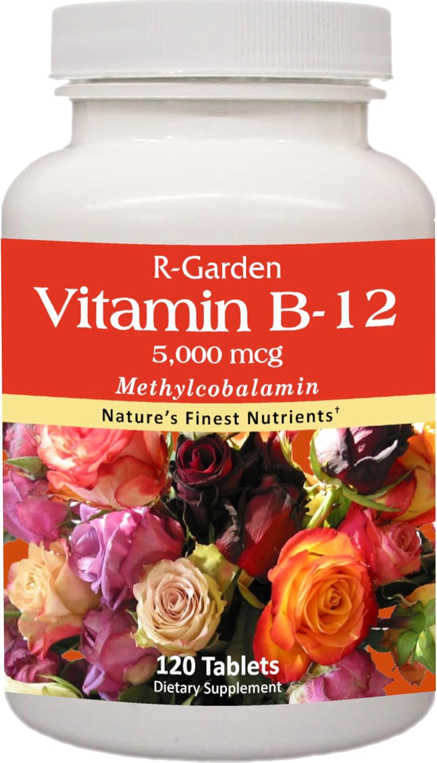 R-Garden Vitamina B-12 5000 mcg, 120 comprimidos sublinguales