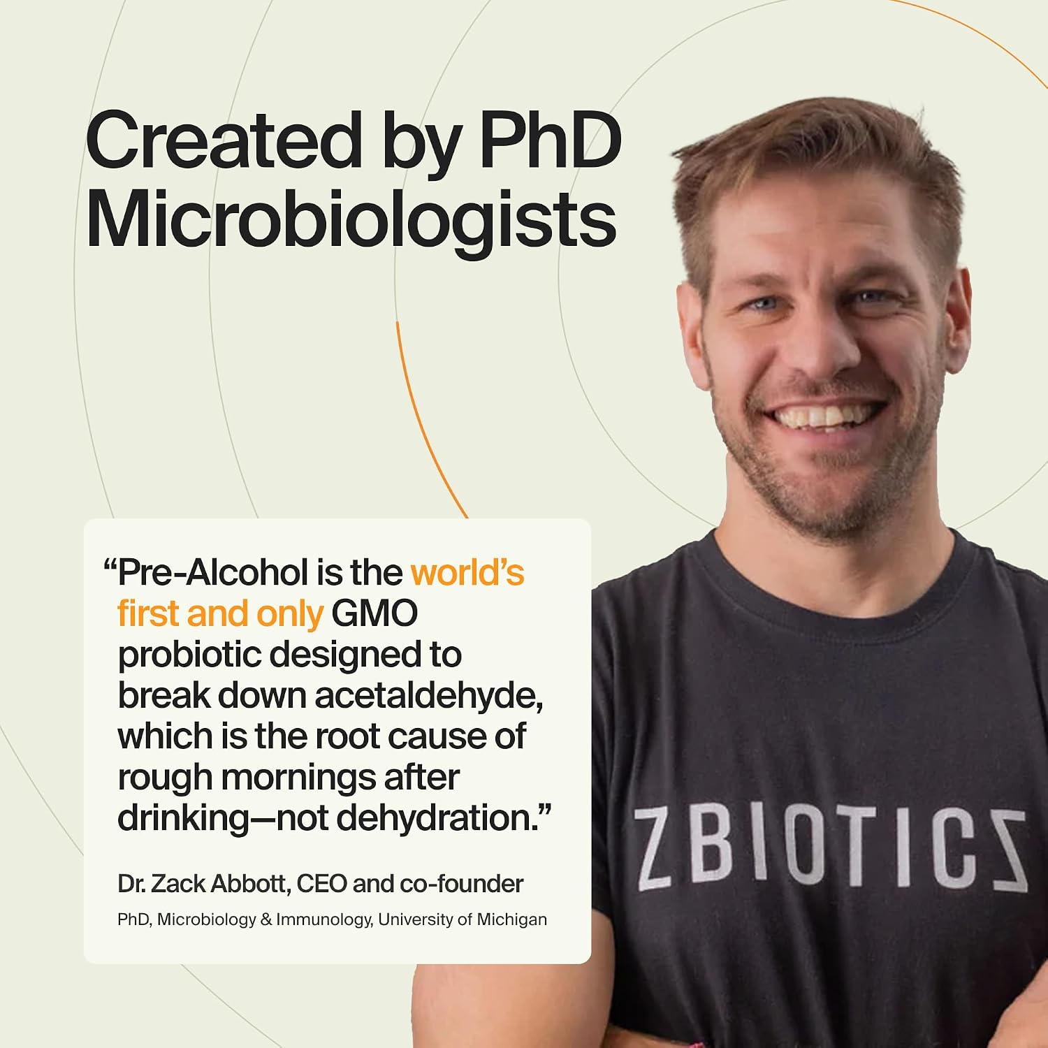 ZBiotics — Probiótico antes de beber alcohol, despierta mejor, respaldado por la ciencia, patentado, 12 botellas de 14 ml