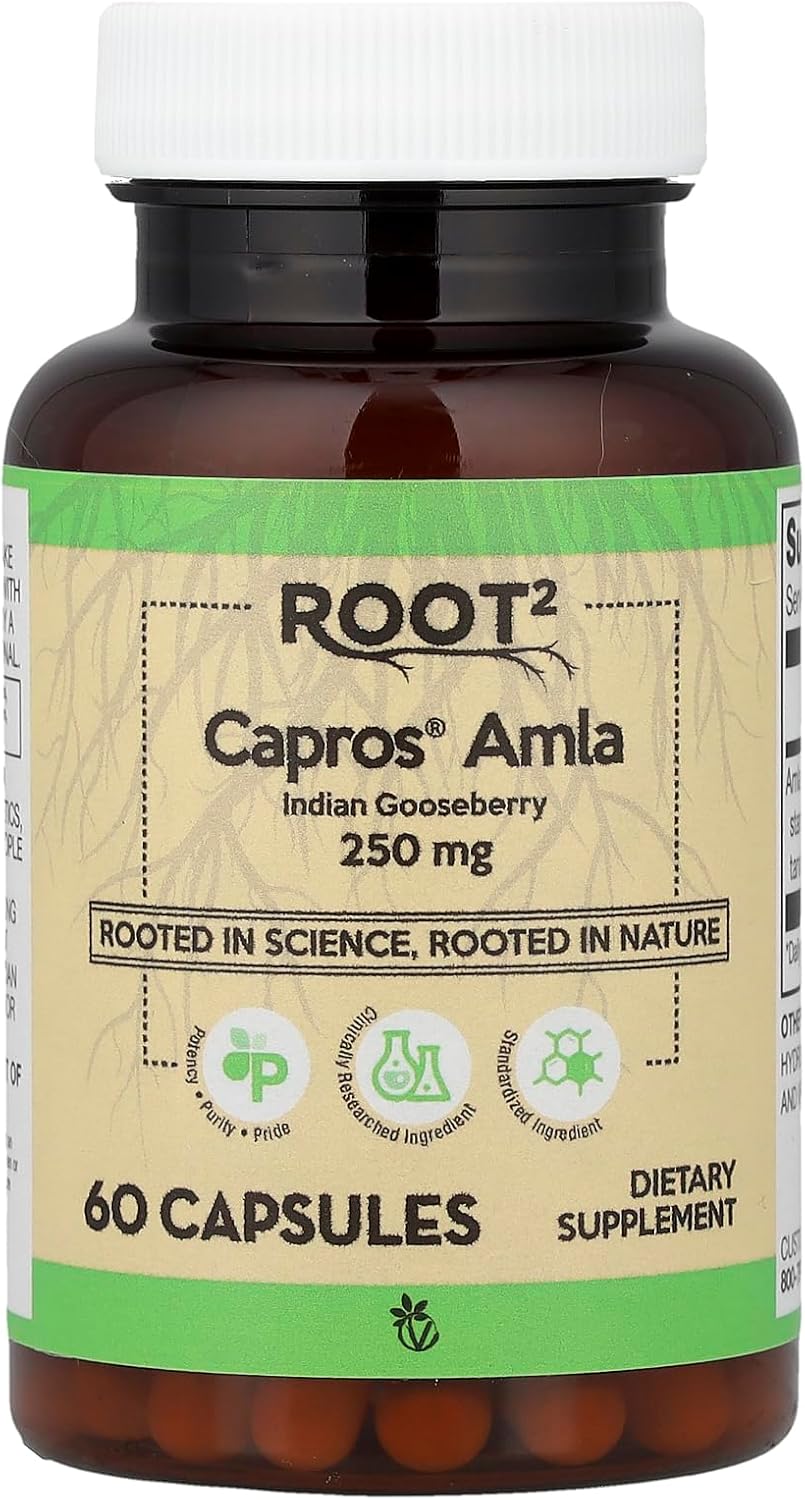 Vitacost Root2, Capros® Amla, 250 mg, 60 Cápsulas