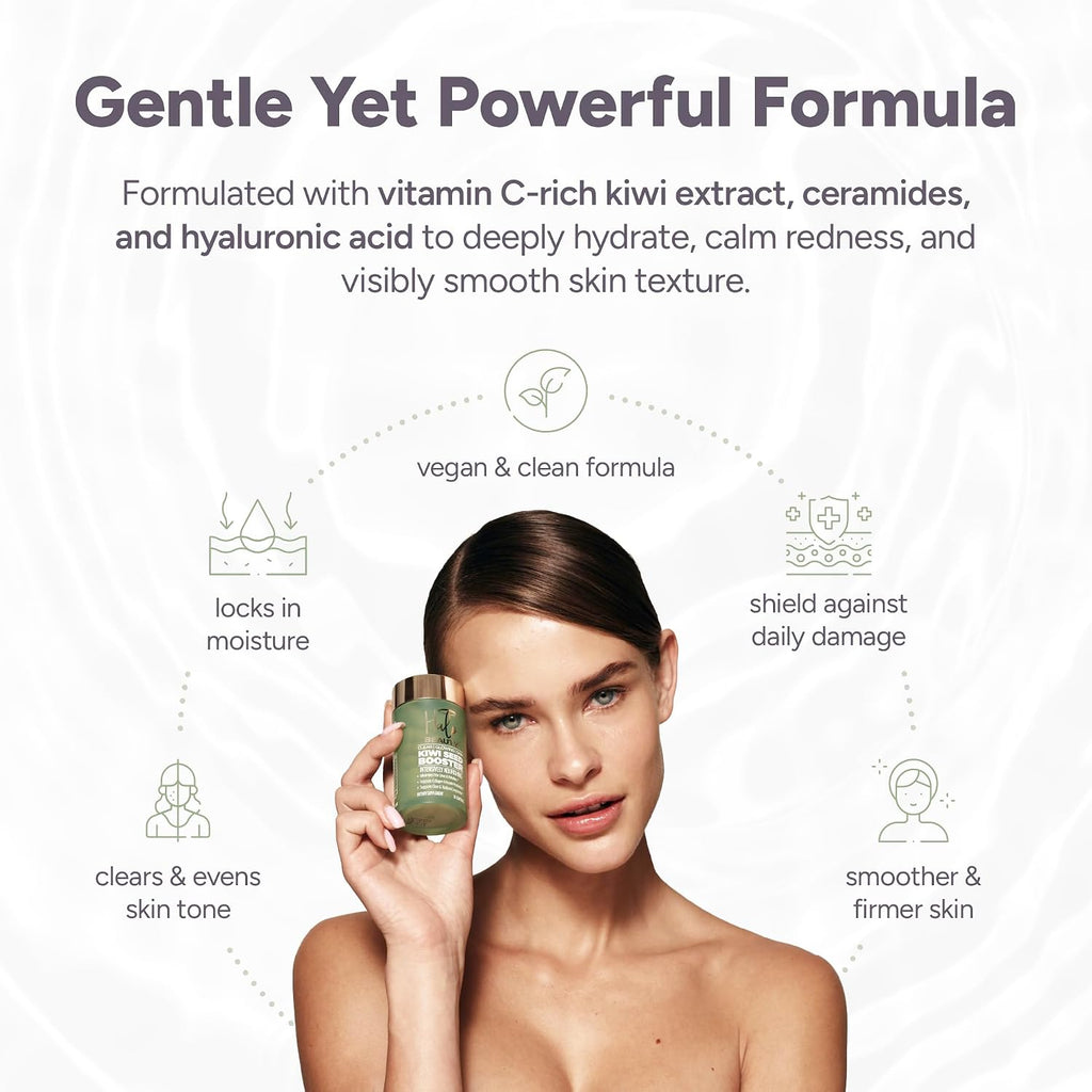 Halo Beauty Kiwi Seed Booster - Suplemento para la piel con kiwi, vitaminas C, D3, MSM y zinc, cápsulas veganas (30 unidades)