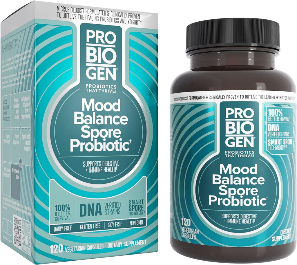 Probiogen Stress & Mood Balance Probiotic with Ashwagandha, 120 capsules