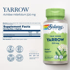 SOLARAY True Herbs Milenrama 320 mg, 100 Cápsulas Vegetales