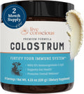 Live Conscious Colostrum Powder - Calostro Bovino de Pasto con Lactoferrina (227 g)