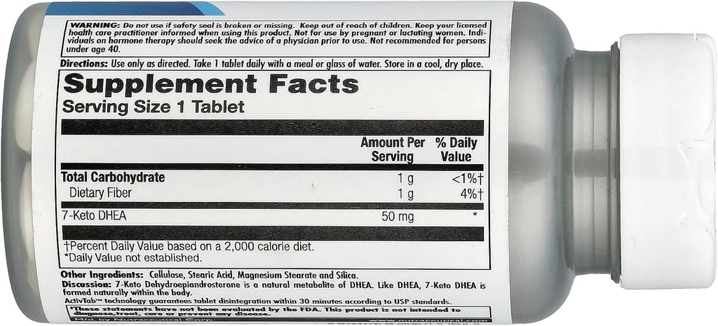 KAL 7 Keto DHEA 50 mg, 30 Tabletas