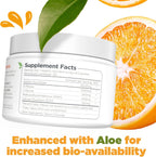 Dr. Keith's Own Super C - Vitamina C en Polvo Alta Dosis 4000mg con D-Ribosa, Glicina y MSM - Sin Sabor, 200 Gramos (30 Dosis)