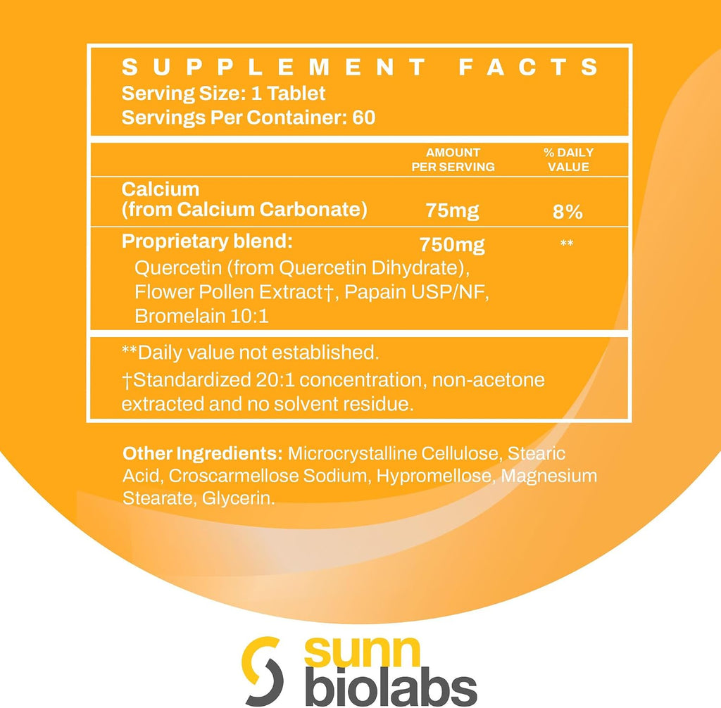 Urolo-Q Extra-Strength Prostate Support - Fórmula de Liberación Prolongada con Extracto de Polen - 60 Comprimidos