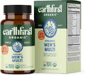 EarthFirst Organic Men’s Multi Once Daily - Multivitamínico Completo con 19 Vitaminas y Minerales, Vegano, No-GMO, 60 Comprimidos